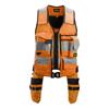 Snickers 4230 Orange/Black AllroundWork High-Visibility Tool Vest